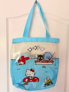 Loot Crate x Sanrio Limited Edition Hello Kitty Clear Tote Beach Bag